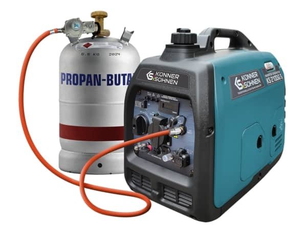 Generator curent - Konner & Sohnen KS 2100iG S - Benzină/Gaz - Invertor monofazat - 2 kW