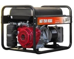 Generator curent pe benzină AGT 7501 HSBE R26 monofazat AVR 6,4 kW pornire electrică