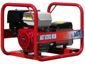 Generator curent pe benzină - AGT 8203 HSB - Trifazat - AVR - 5,6 kW