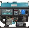 Generator de curent benzină/gaz Konner & Sohnen KS 7000E G, 5,5 kW, monofazat, AVR, pornire electrică