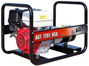 Generator de curent pe benzină AGT 7201 HSB, monofazat 6 kW, AVR opțional