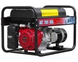 Generator de curent pe benzină AGT 7501 HSB R26 monofazat 6,4 kW AVR opțional
