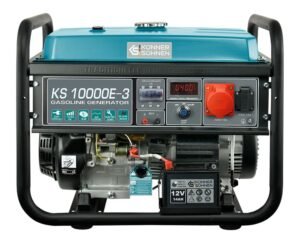 Generator de curent pe benzină Konner & Sohnen KS 10000E-3, trifazat 8 kW, AVR, pornire electrică