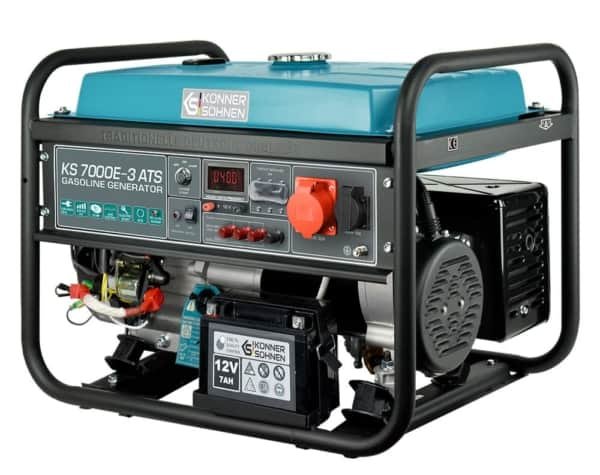 Generator de curent pe benzină trifazat 5,5 kW AVR, pornire electrică, ATS inclus