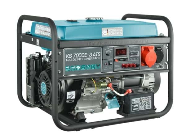 Generator de curent pe benzină trifazat 5,5 kW AVR, pornire electrică, ATS inclus