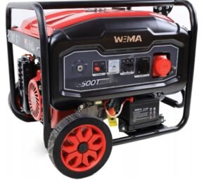 Generator de curent trifazat Weima WM 8500 ET, benzină 17 CP