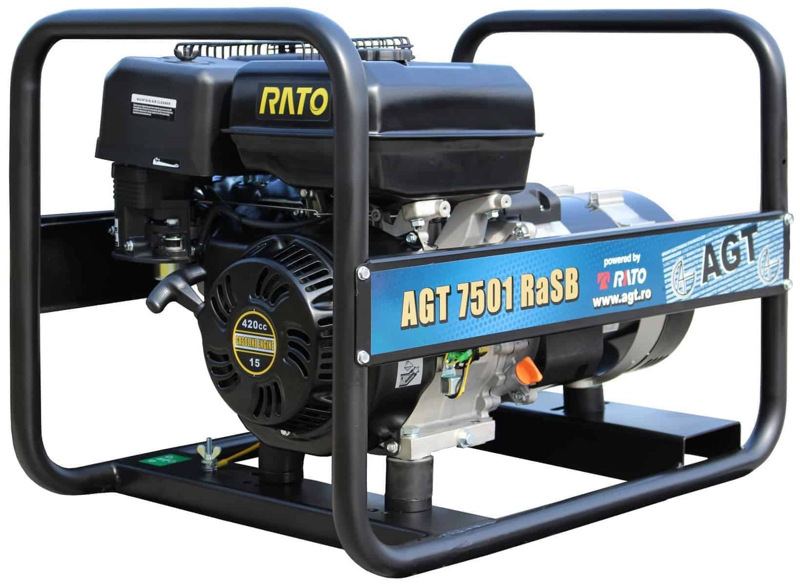 Generator pe benzină AGT 7501 RaSB, monofazat 6,4 kW, portabil