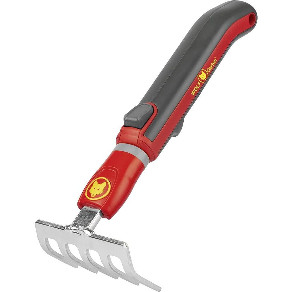 Greblă manuală WOLF‑Garten LJ‑M cu mâner ZM015 — ergonomică şi rezistentă pentru grădină