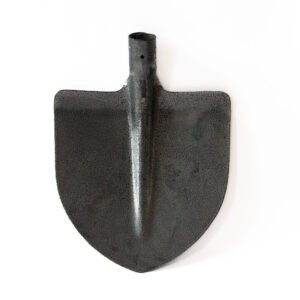 Lopată călită cu vârf — oțel rezistent, mâner ergonomic