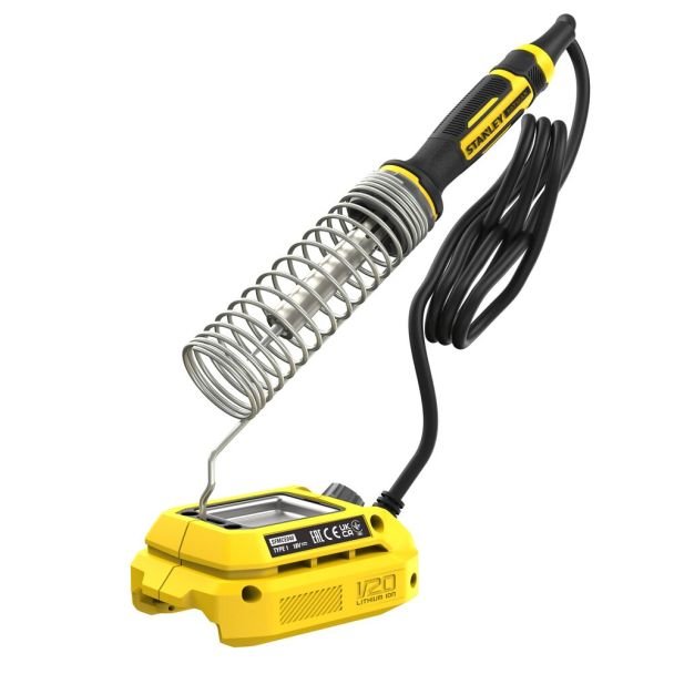 Pistol de lipit Stanley SFMCE040B compatibil cu acumulator 18V, temperatură reglabilă 204–482°C