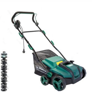Scarificator aerator Bronto B-Verte 1800W cu sac grădină 120L pentru gazon