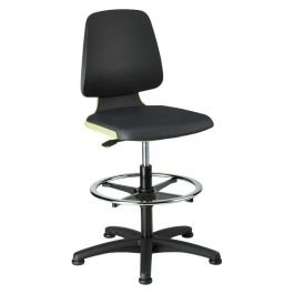 Scaun de lucru LABSIT 3 verde, reglabil 520-770 mm, suport picioare [9121-MG01-3280]