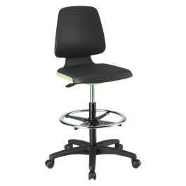 Scaun de lucru LABSIT 4 - verde - reglabil 560-810 mm - suport pentru picioare - 9125-MG01-3280