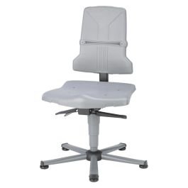 Scaun de lucru Sintec 1 (9810-1000), reglabil 430–580 mm, gri