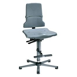 Scaun de lucru Sintec 3 9821-1000, gri, reglabil 580-850 mm, suport picioare
