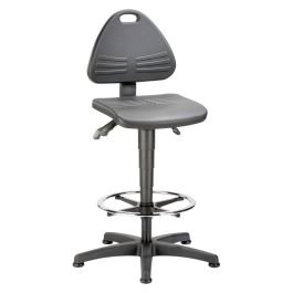 Scaun Isitec 9613-2000 - suport picioare - ergonomic - reglabil pe înălțime - ideal pentru laborator