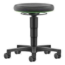 Scaun pivotant SuperTect, 450-650 mm, negru, cu roți [9463-SP01-3280-532]