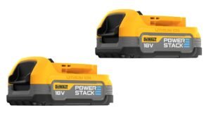 Set 2 acumulatori DEWALT PowerStack 18V 5Ah DCBP518H2-XJ