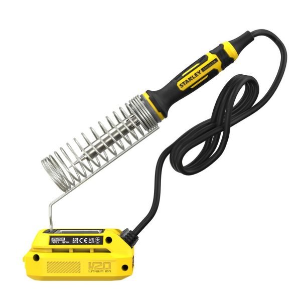 Stanley, Pistol de lipit Stanley SFMCE040B compatibil cu acumulator 18V, temperatură reglabilă 204–482°C