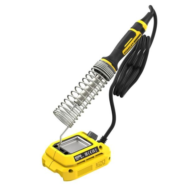 Stanley, Pistol de lipit Stanley SFMCE040B compatibil cu acumulator 18V, temperatură reglabilă 204–482°C