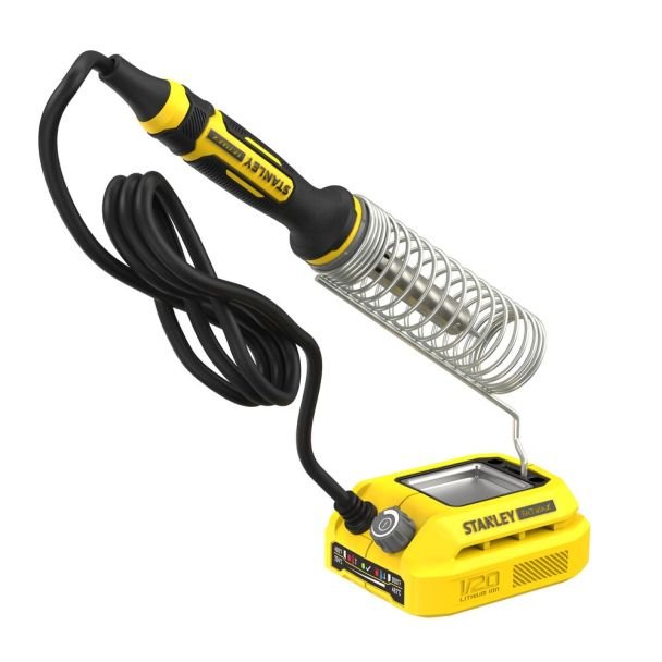 Stanley, Pistol de lipit Stanley SFMCE040B compatibil cu acumulator 18V, temperatură reglabilă 204–482°C
