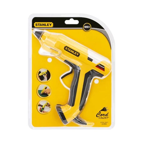 Stanley, Pistol electric pentru lipit cu batoane de adeziv Stanley STHT6-70417, 95 W, încălzire rapidă