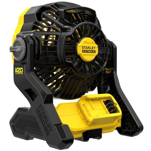 Stanley, Ventilator Stanley FATMAX SFMCE001B, compatibil cu acumulatori 18 V, debit 1100 mc/h, diametru 178 mm