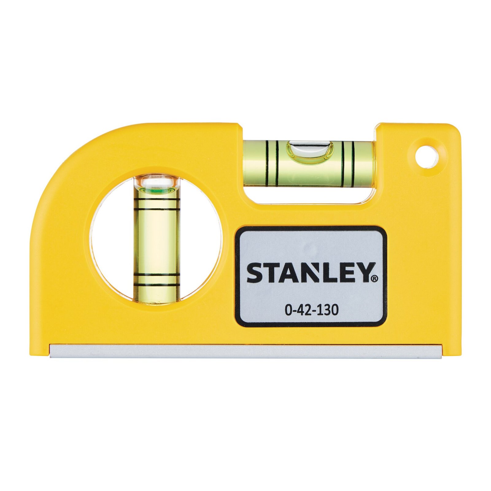 Nivelă magnetică de buzunar Stanley 0-42-130 – 85 mm, 2 fiole