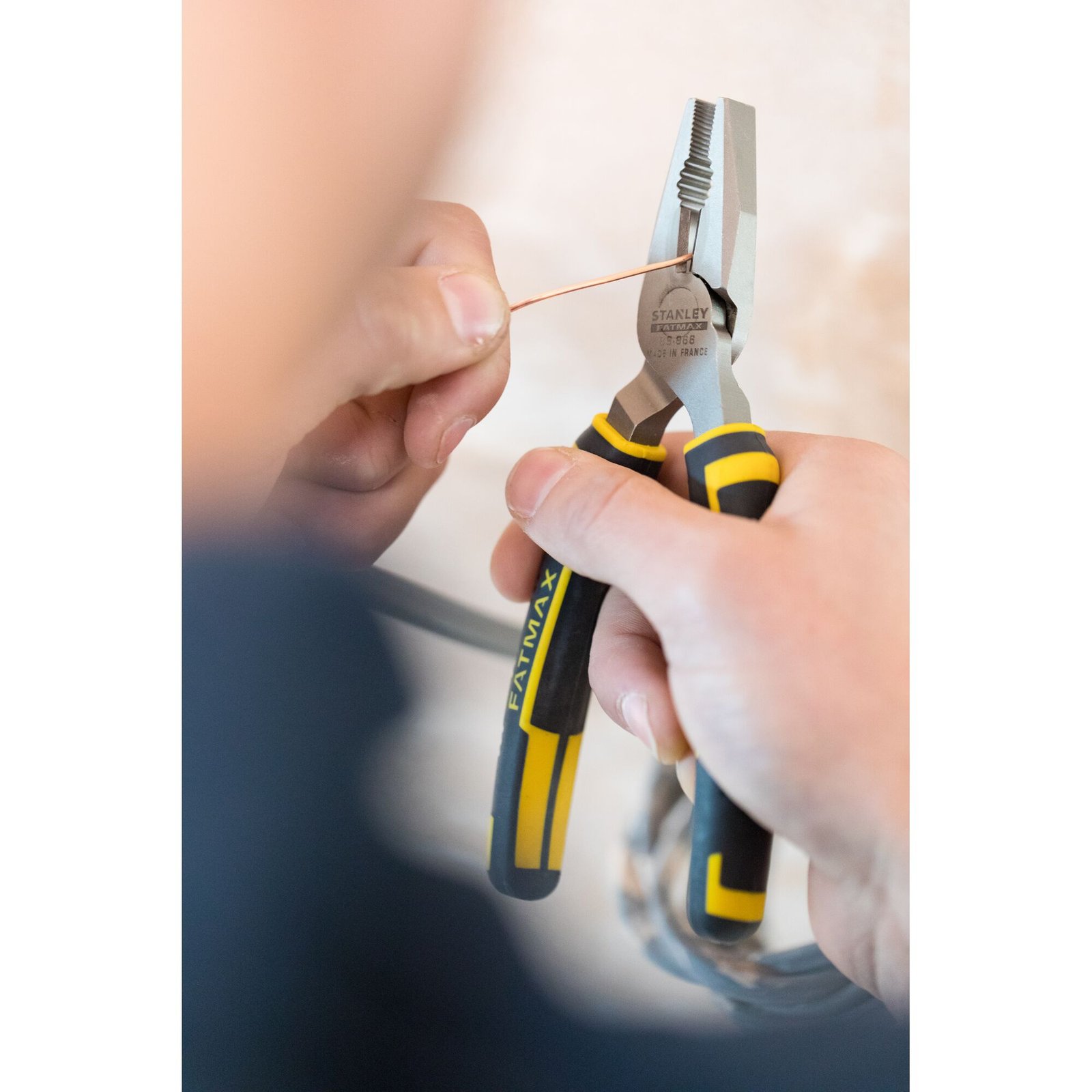 Clește combinat Stanley 0-89-866 150 mm – mâner bi-material - imagine 5