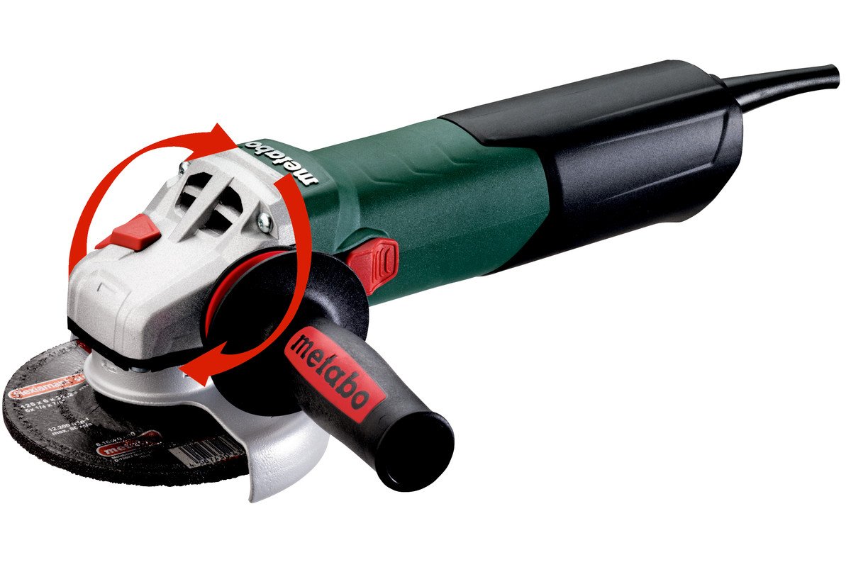 Polizor unghiular Metabo WEA 17-125 Quick – 1700 W, 125 mm - imagine 2