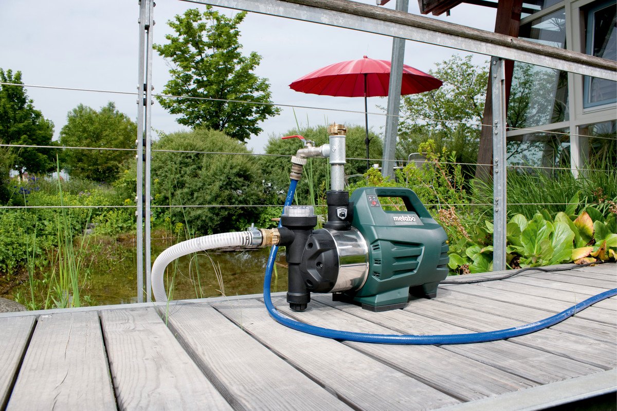Hidrofor automat Metabo HWAI 4500 Inox – 1300 W, 4500 l/h - imagine 2