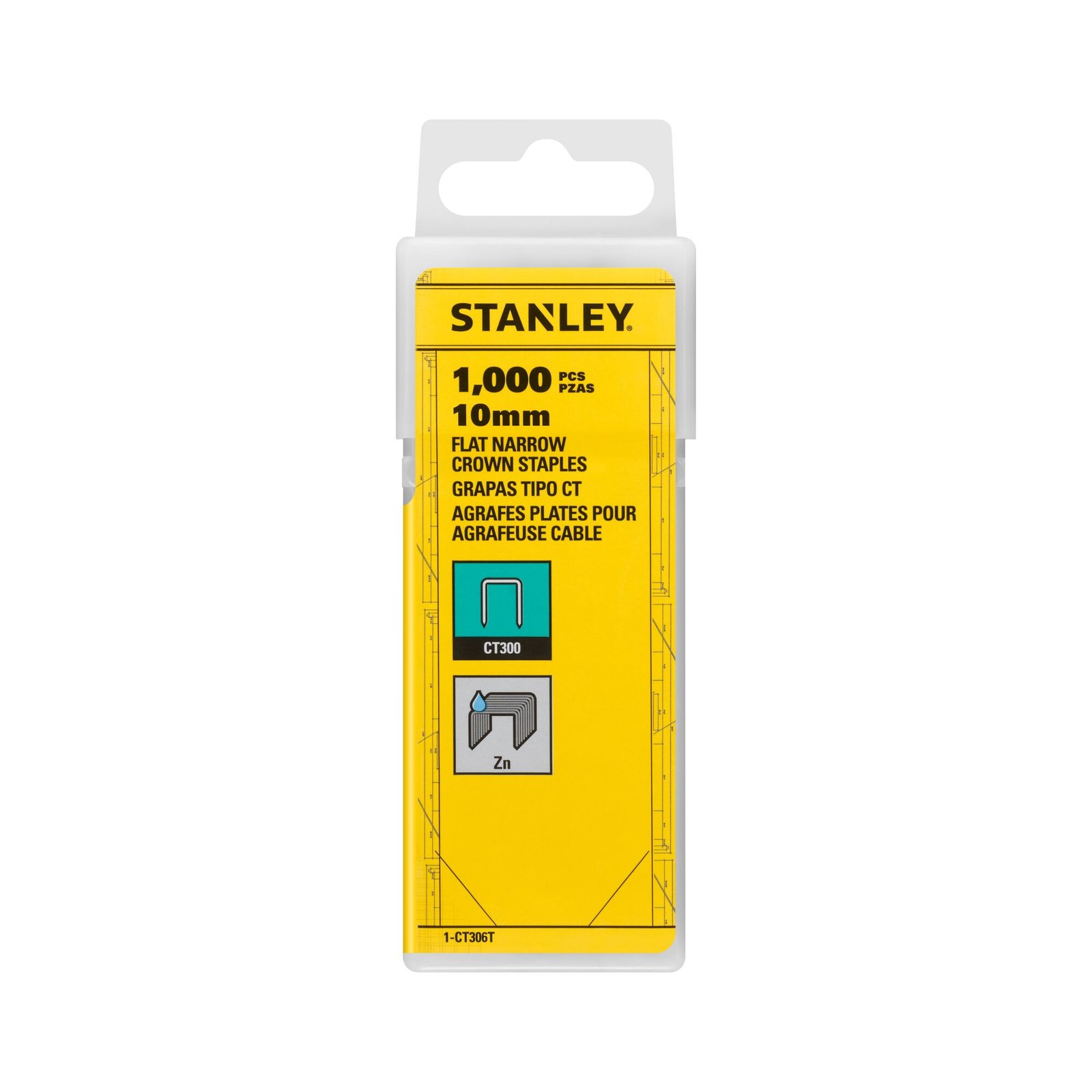 Set 1000 capse Stanley 1-CT306T – tip CT300, 10 mm - imagine 3