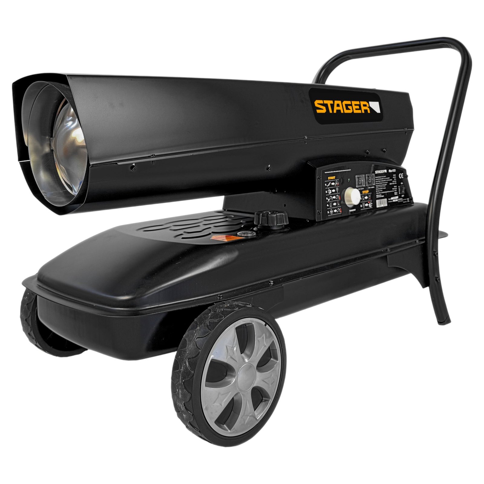 Tun de aer cald Stager PLUS-K180 51 kW – ardere directă, motorină, 230 V, 1060 m³