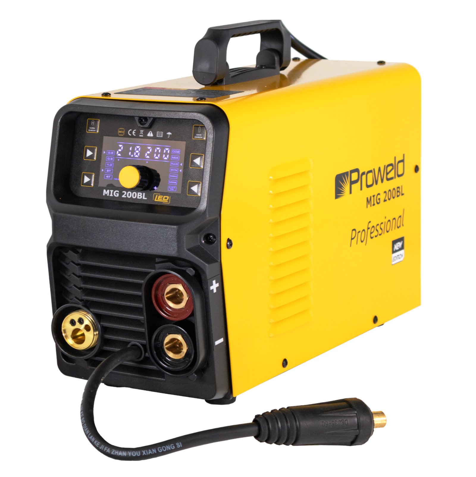 Invertor de sudură Proweld MIG 200BL LED Synergetic – MIG/MAG, TIG, MMA, 200 A - imagine 3