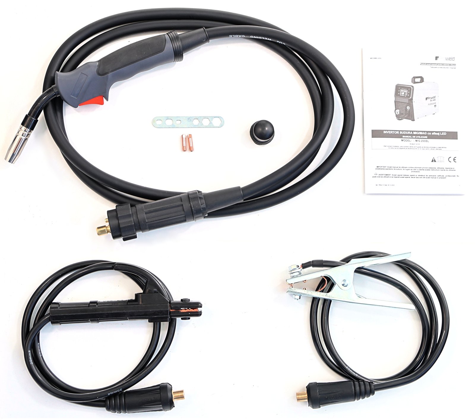 Invertor de sudură Proweld MIG 200BL LED Synergetic – MIG/MAG, TIG, MMA, 200 A - imagine 5