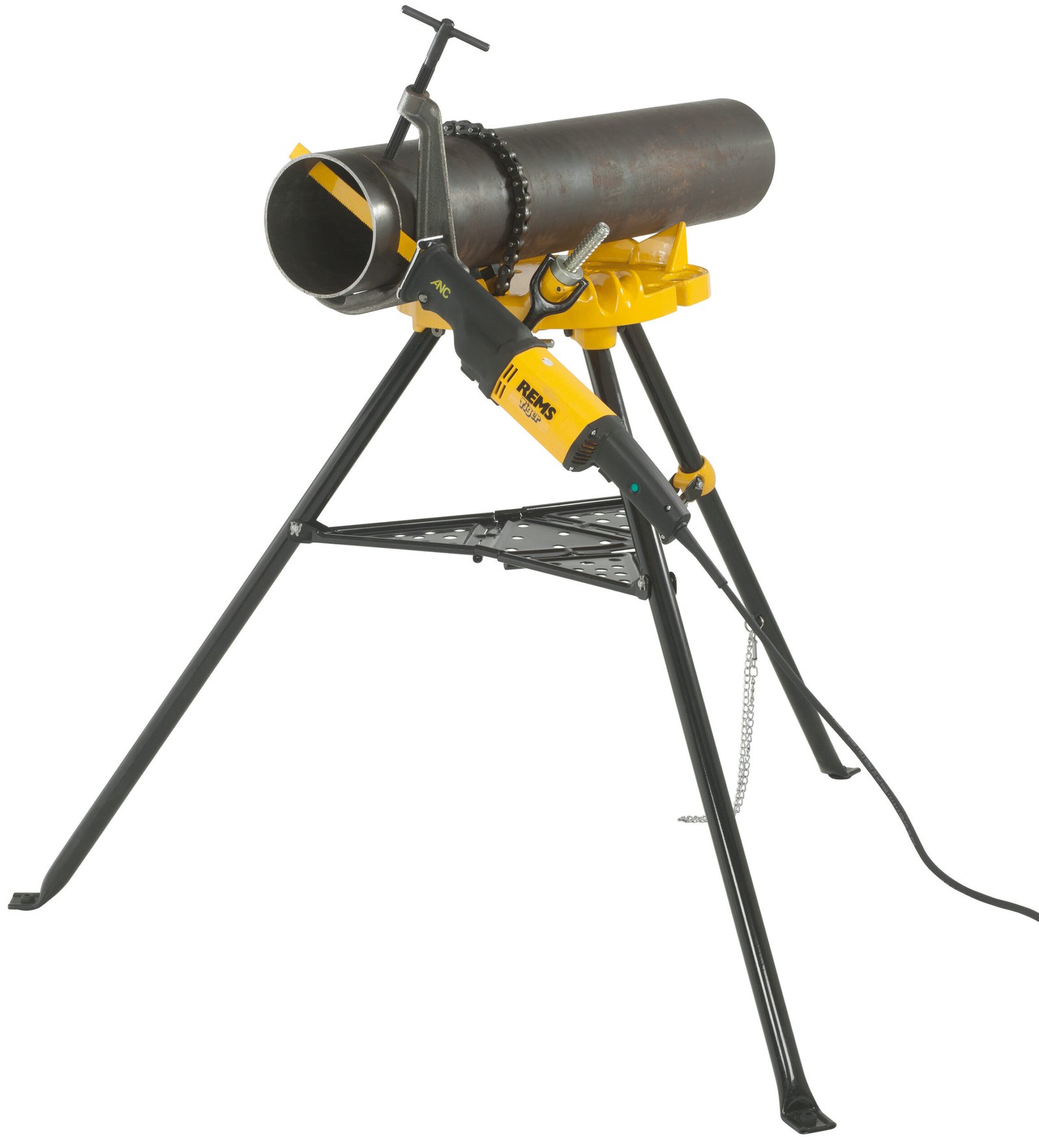 Stație de lucru REMS Aquila 3B cu menghină cu lanț – țevi 1/8–6", trepied, 450 kg - imagine 4