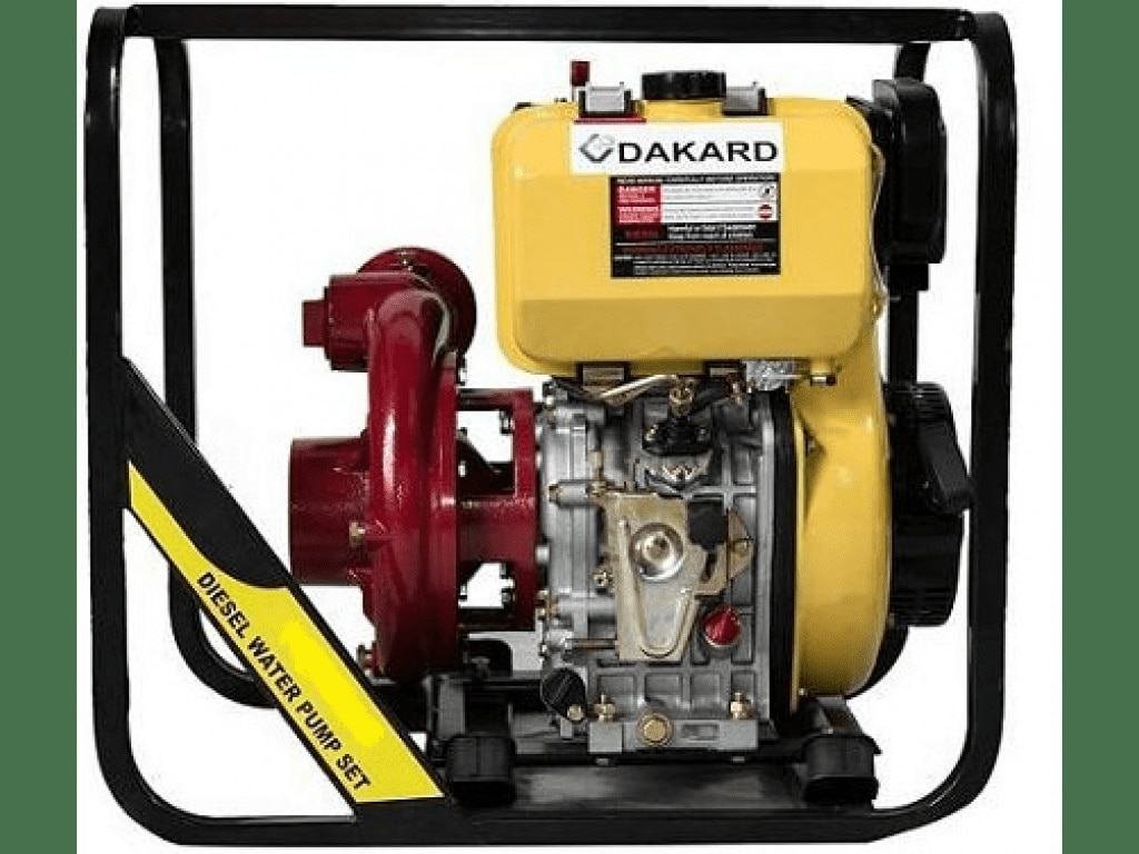 Motopompă diesel DKD HP-50 DI-E – motor 7 CP, pornire electrică - imagine 2