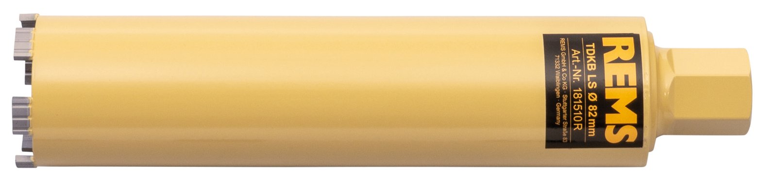 Carotă diamantată REMS TDKB LS 82 × 320 mm – filet UNC 1 1/4", carotare uscată - imagine 2