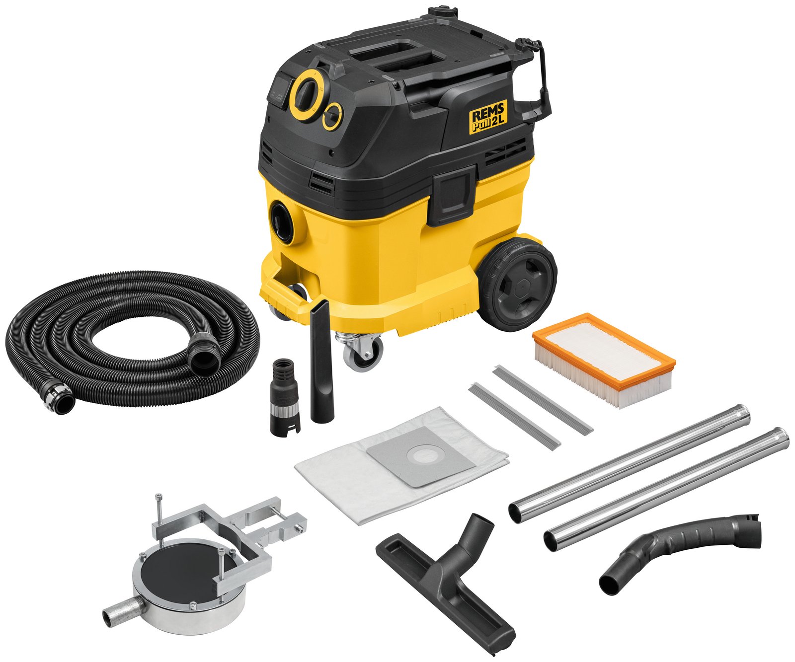 Aspirator umed-uscat REMS Pull 2 L 1200 W – 31 l, clasa L, curățare automată a filtrului
