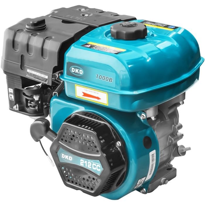 Motor benzină DKD HS170FP cu ax pană 20 mm – 7 CP, 212 cm³ - imagine 2