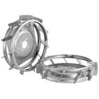 Roti mettalice pentru motocultoarele Grillo G85, G85D, G85DD si motocoase Grillo GF3 , marime 4-10"