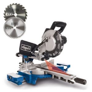 Fierăstrău circular de debitat cu glisare Scheppach HM216 – 2000 W, 2 pânze, laser