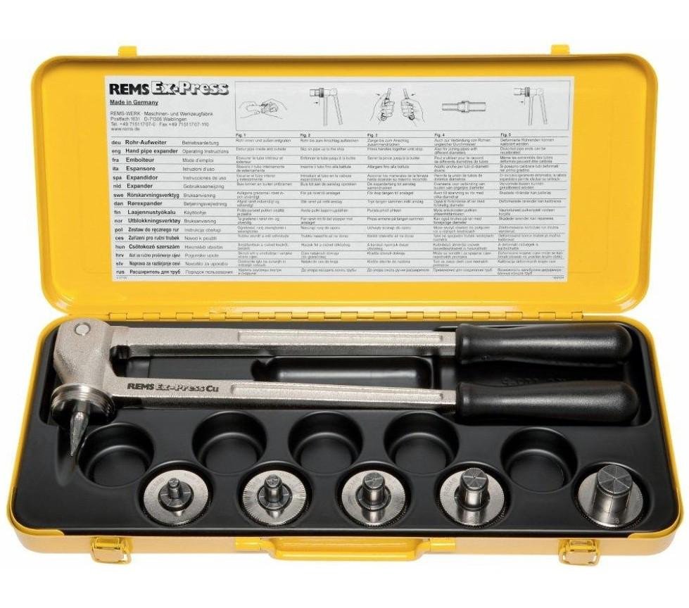Expandor manual de țevi REMS Ex-Press Cu – capete 12, 15, 18, 22 mm - imagine 4