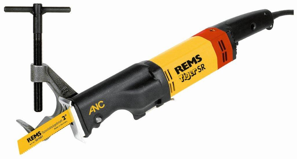 Fierăstrău sabie REMS Tiger ANC SR Set – 1400 W, țevi Ø 1/8–6" - imagine 4