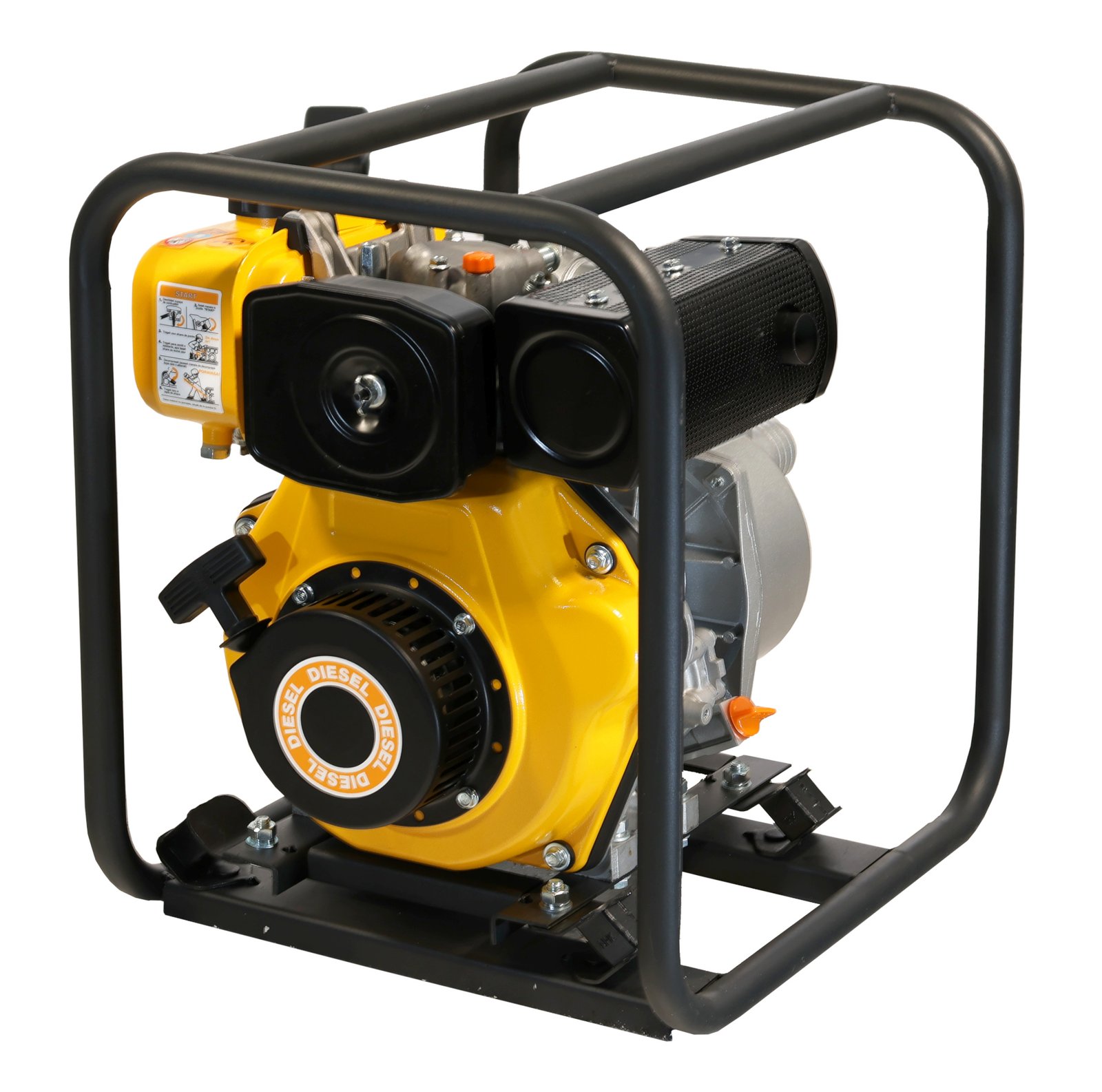 Motopompă Progarden PD20 – 2"/50 mm, diesel, apă curată, pornire la sfoară - imagine 2