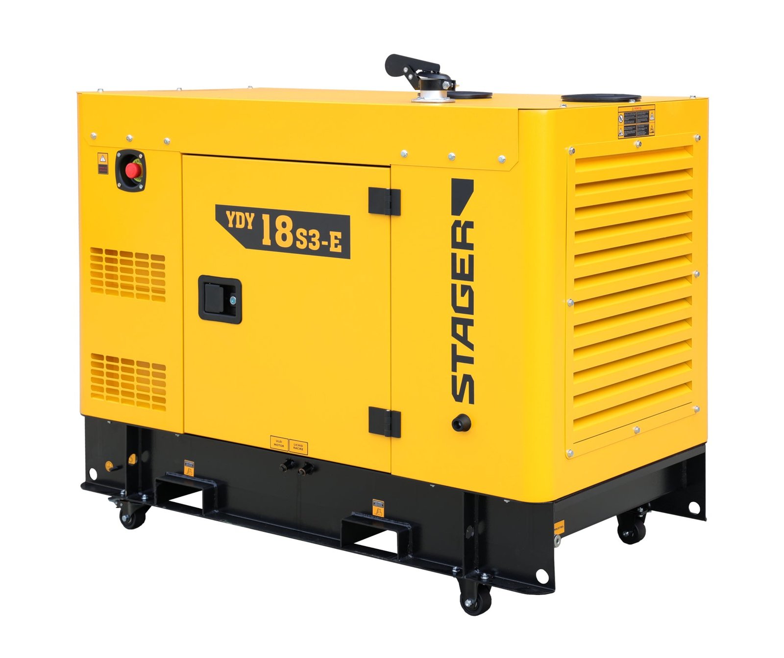 Generator insonorizat Stager YDY18S3-E – 18 kVA, diesel, trifazat, 1500 rpm