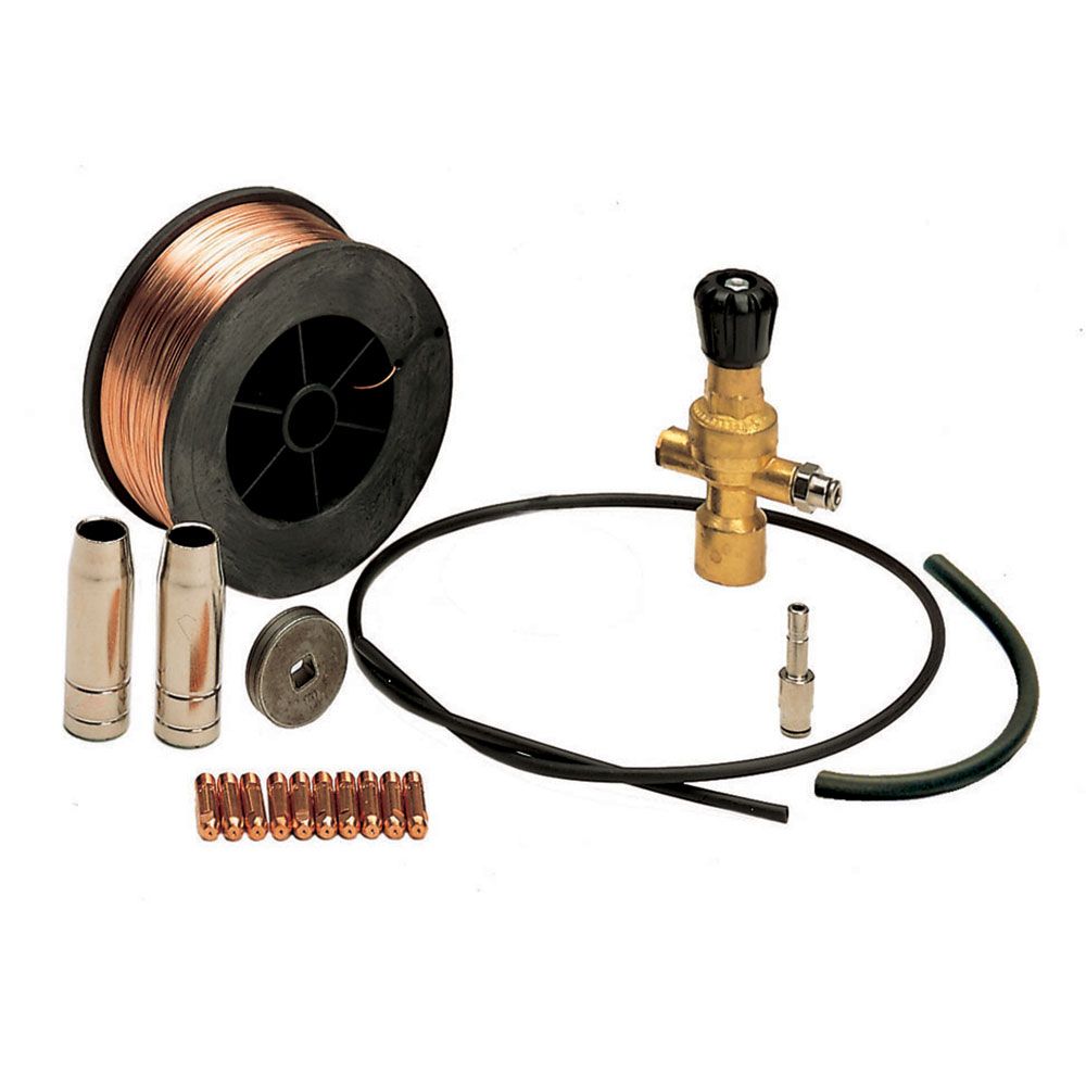 Telwin, Kit sudură MIG-MAG Telwin 802147 | pentru butelie de unică folosință | Set complet profesional, consumabile incl