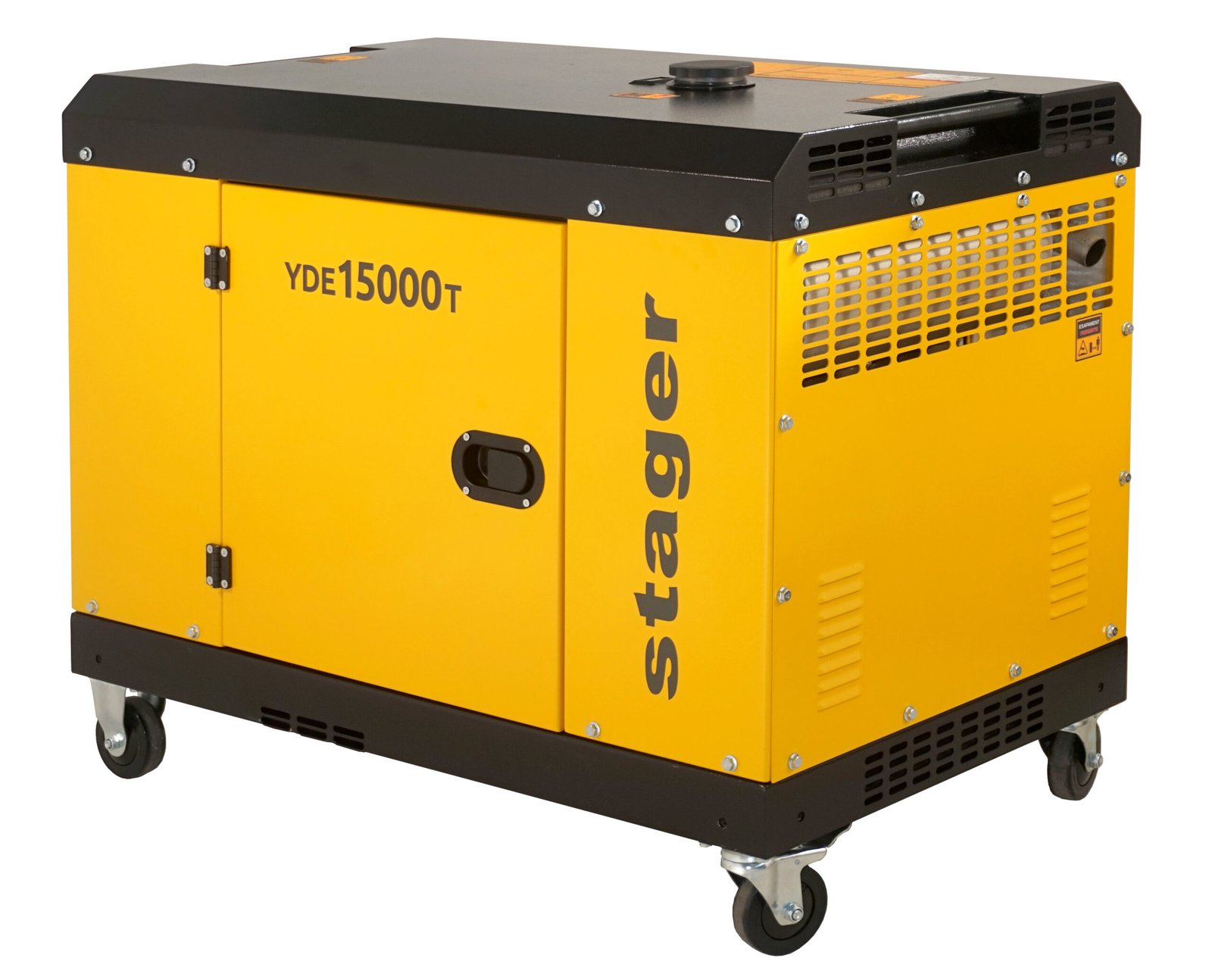 Generator insonorizat Stager YDE15000T 12 kVA – diesel, monofazat, pornire electrică - imagine 7