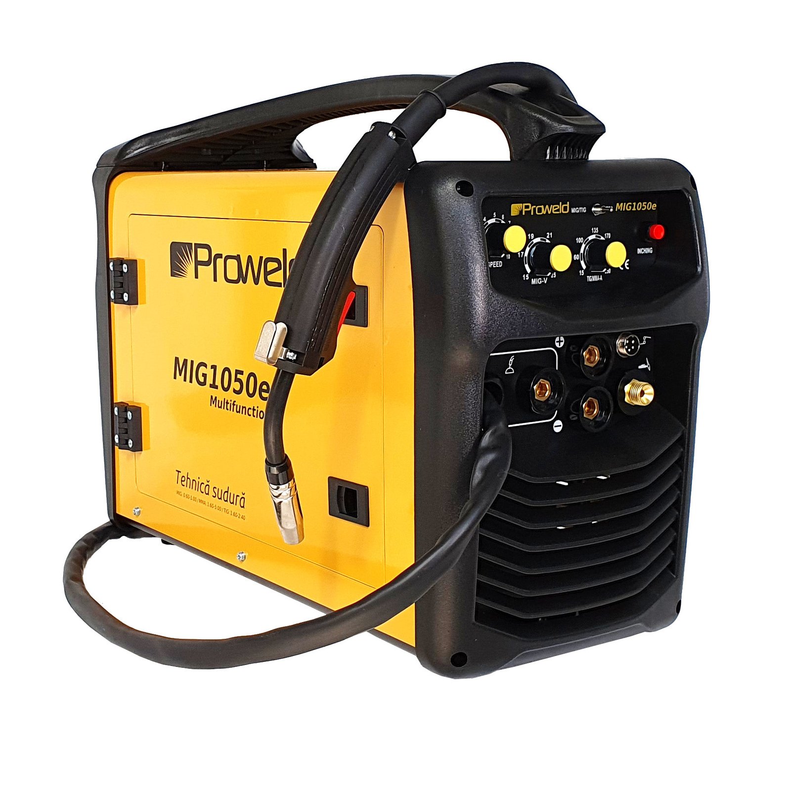 Aparat de sudură multiproces Proweld MIG1050e – MIG/MAG, TIG, MMA, 250 A, 230 V