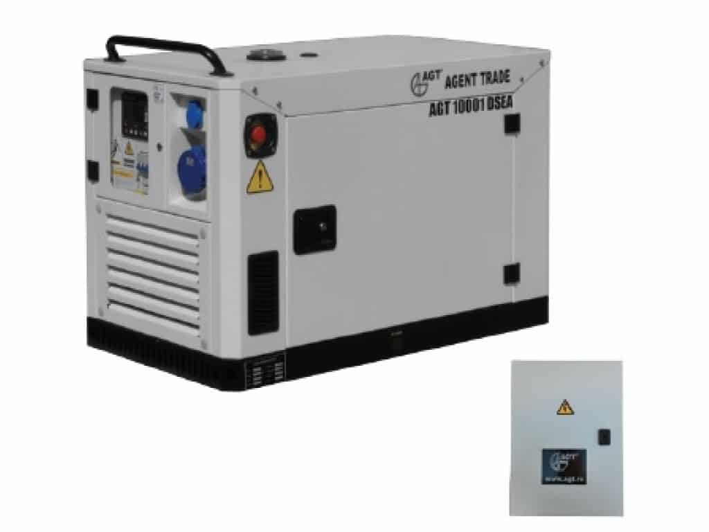 Generator de curent diesel AGT 10001 DSEA + panou de automatizare ATS 28 E/12